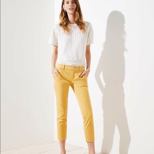 NWT loft girlfriend chino size 6